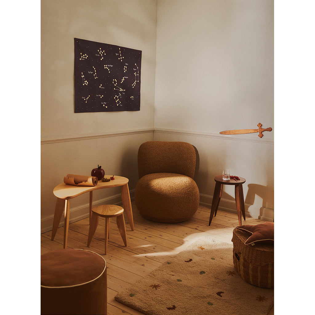 ferm Living Feve Kids børnebord, Natural Ash