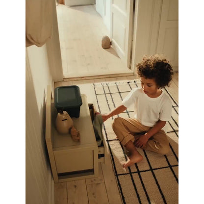 ferm Living børnebænk m opbevaring, Little Architect storage bench - Cashmere