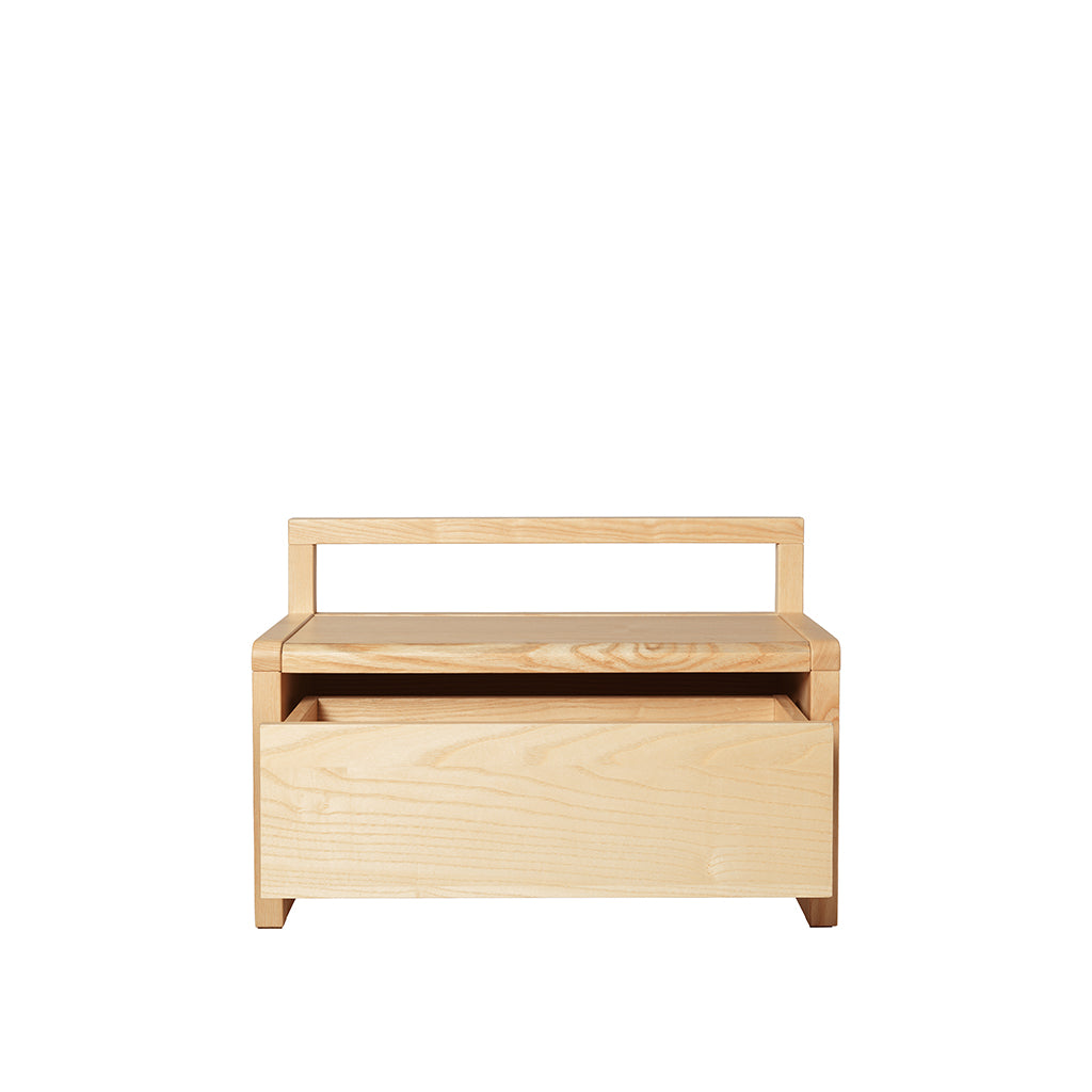 ferm Living børnebænk m opbevaring, Little Architect storage bench - Ash