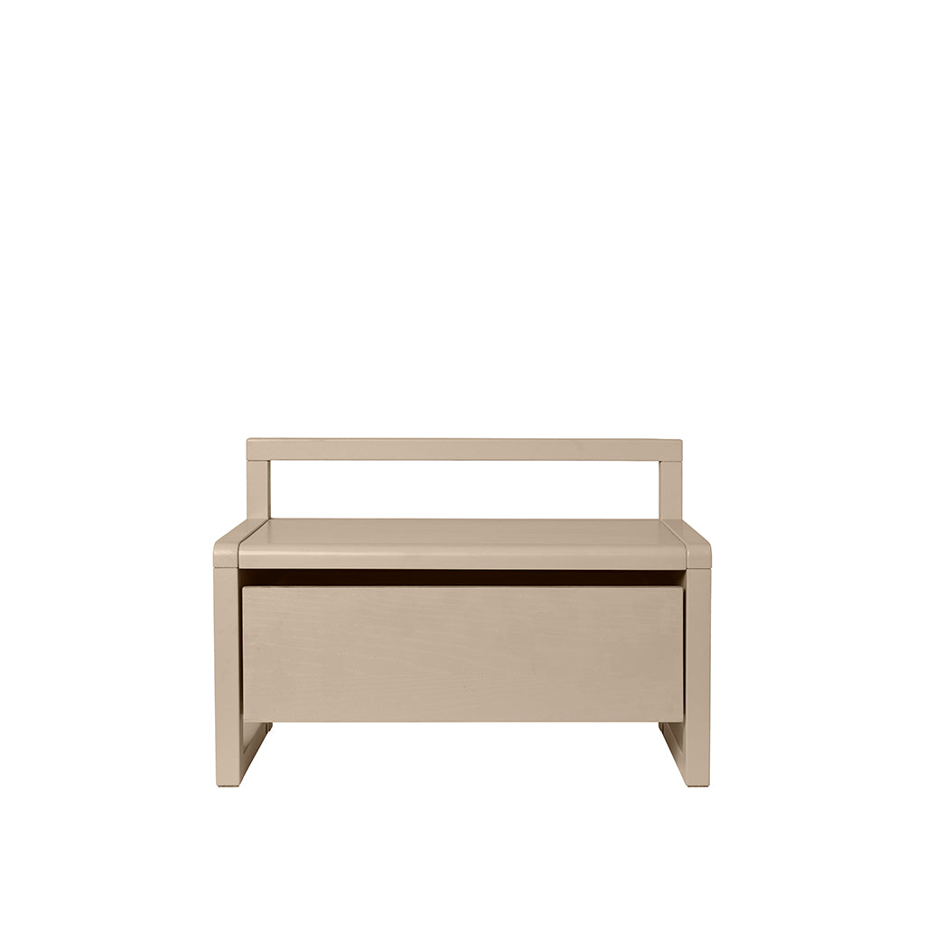 ferm Living børnebænk m opbevaring, Little Architect storage bench - Cashmere