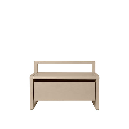ferm Living børnebænk m opbevaring, Little Architect storage bench - Cashmere