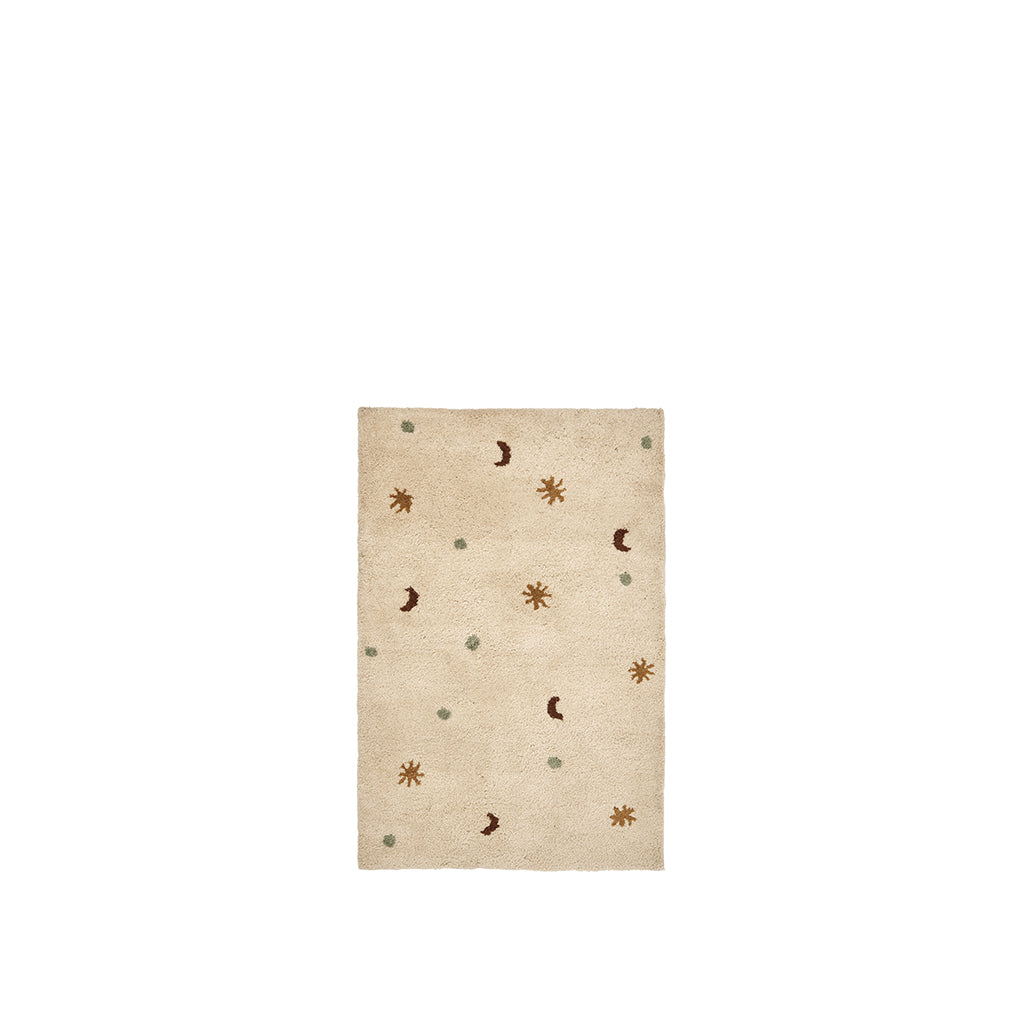 ferm Living tufted gulvtæppe, Sky