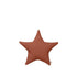 ferm Living stjernepude, Brown clay - Ø: 48 cm