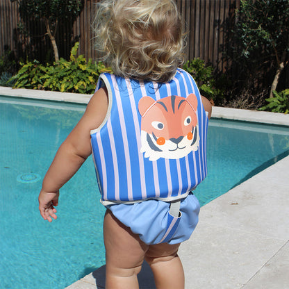Sunnylife svømmevest, Tino the tiger - str. 1-6 år