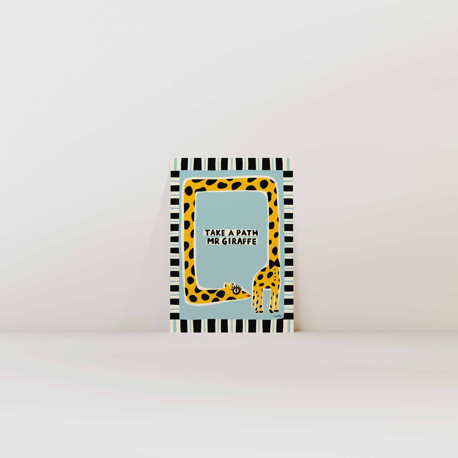 Nephthys Illustrated plakat, Take af Path Mr Giraffe - A4
