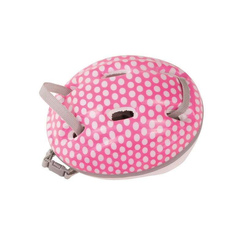 Götz dukketilbehør, cykelhjelm m prikker - str 42-50 cm