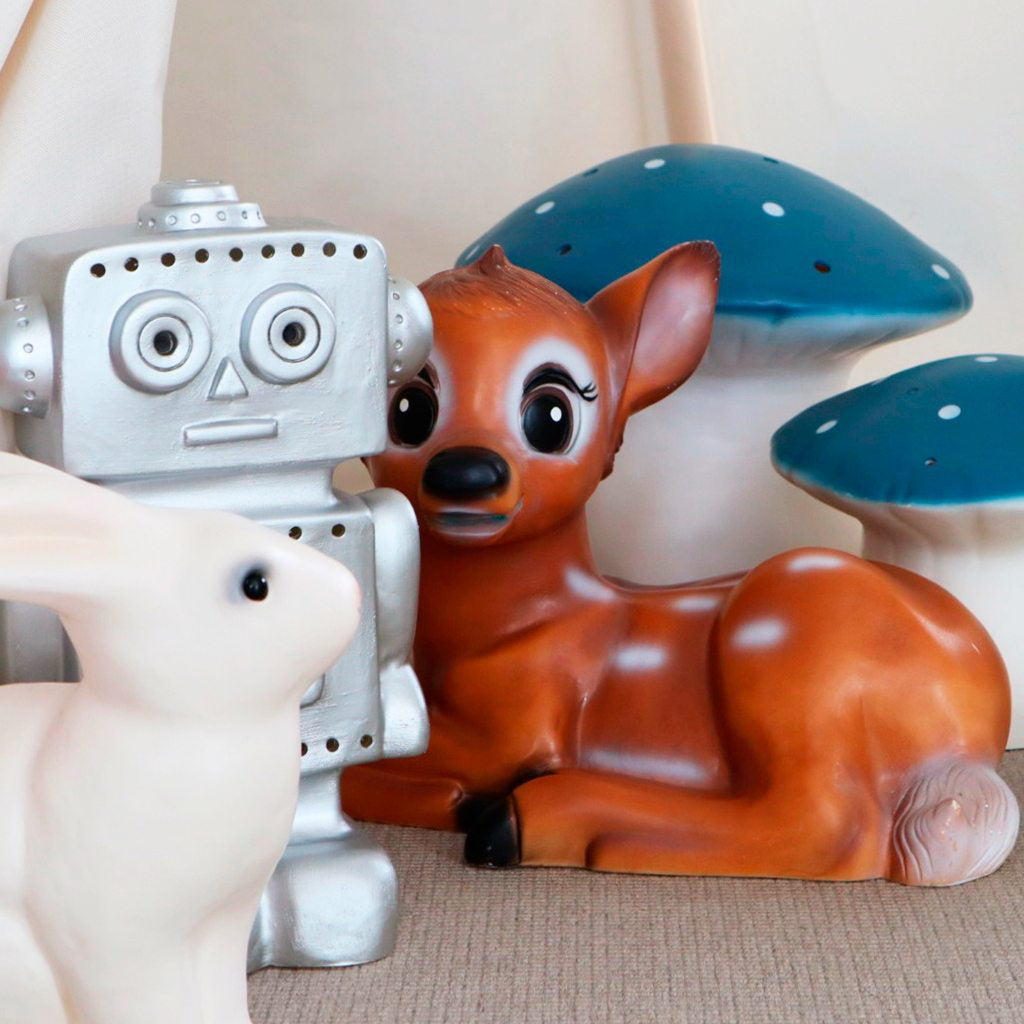 Svampelampe, mellem paddehat - Jeans