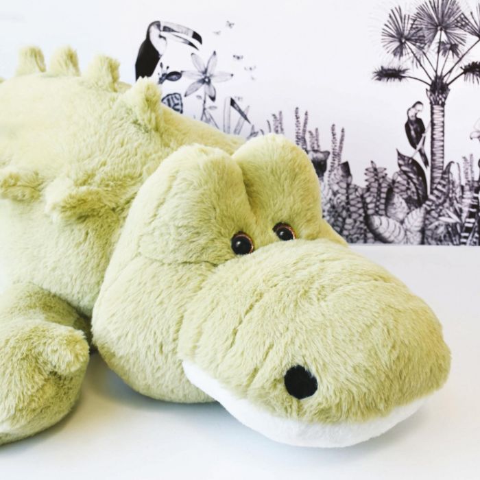 Doudou et Compagnie Jungle krokodille bamse, blød - 60 cm