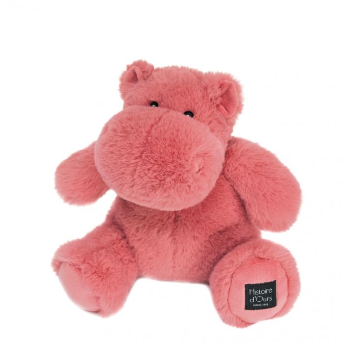 Doudou et Compagnie Flodheste bamse, teracotta - 25 cm