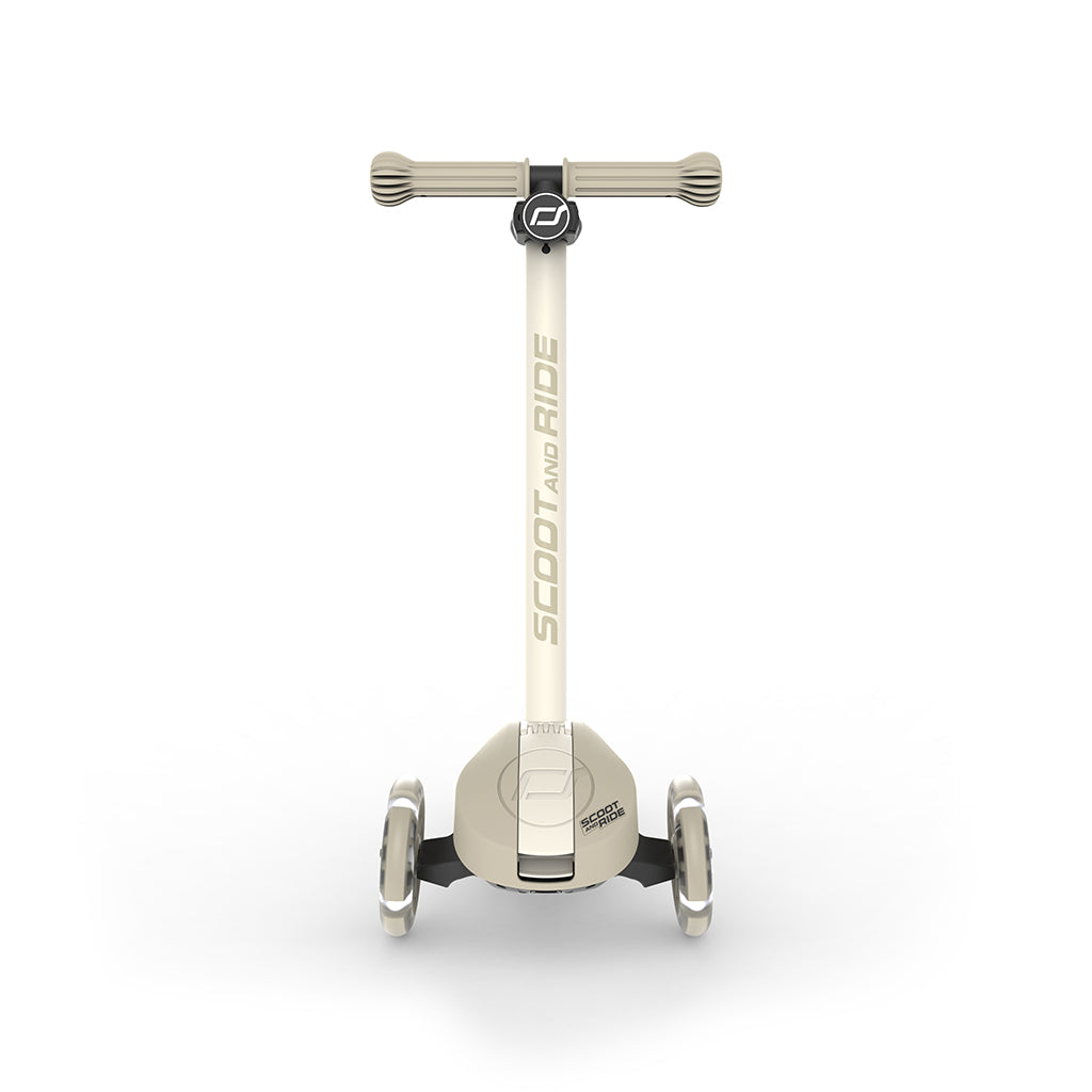 Scoot and Ride Highway Kick 3S, løbehjul - LED Ash