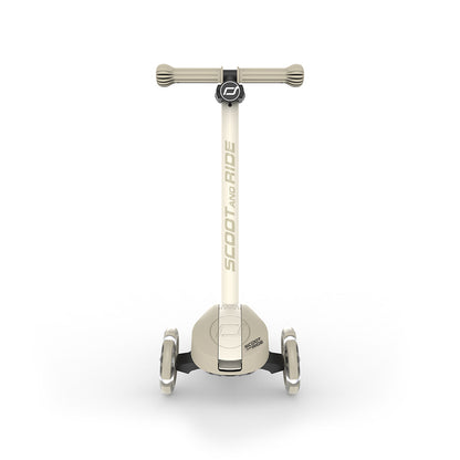 Scoot and Ride Highway Kick 3S, løbehjul - LED Ash