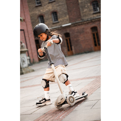 Scoot and Ride Highway Kick 3S, løbehjul - LED Steel