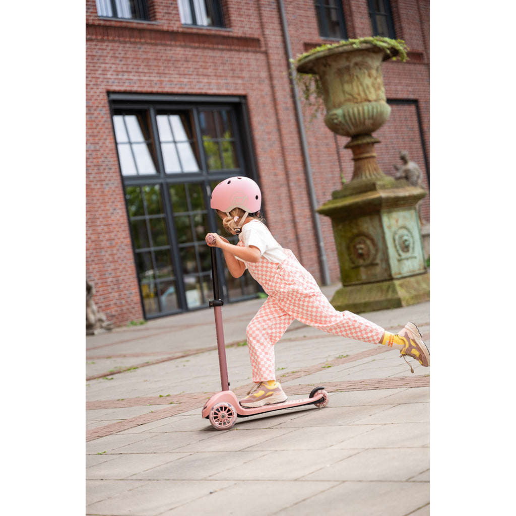 Scoot and Ride Highway Kick 3S, løbehjul - LED Ash