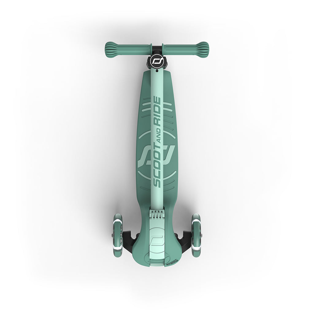 Scoot and Ride Highway Kick 3S, løbehjul - LED Forest