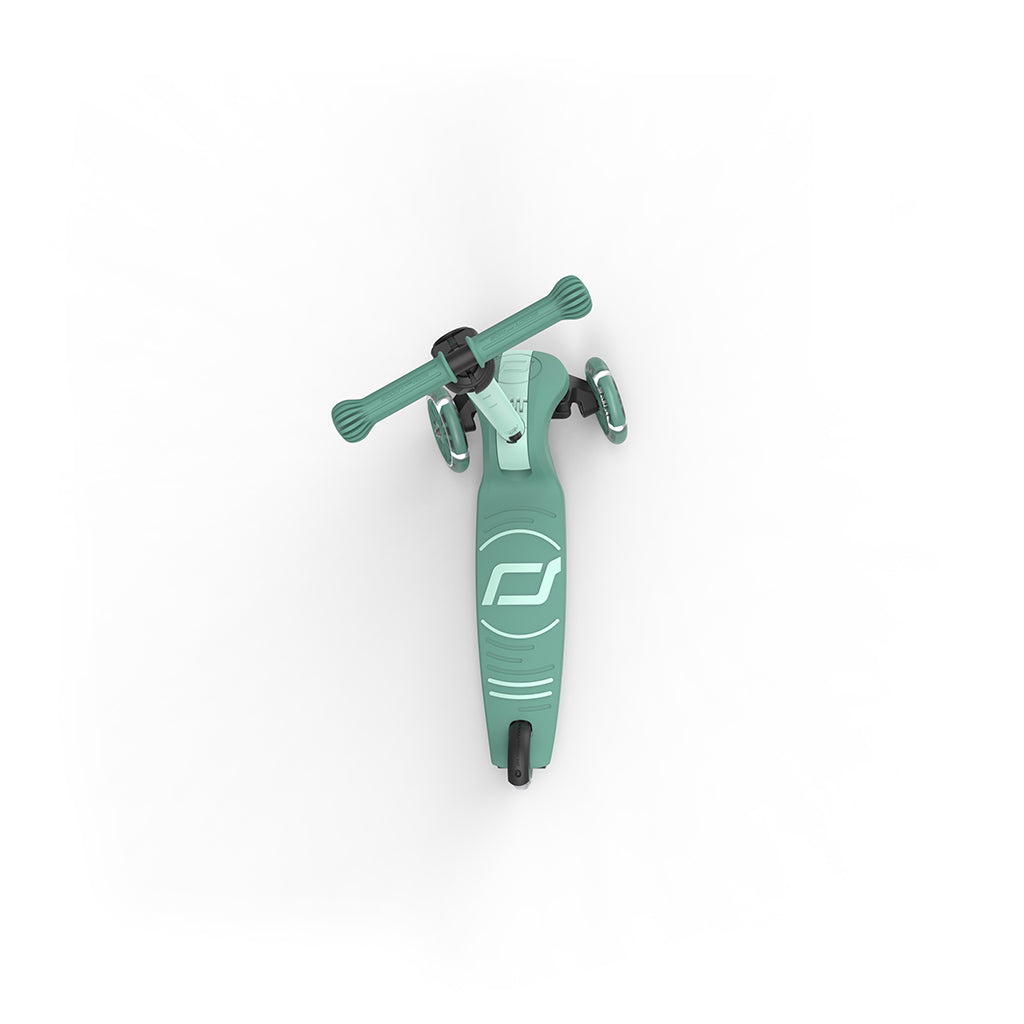 Scoot and Ride Highway Kick 3S, løbehjul - LED Forest