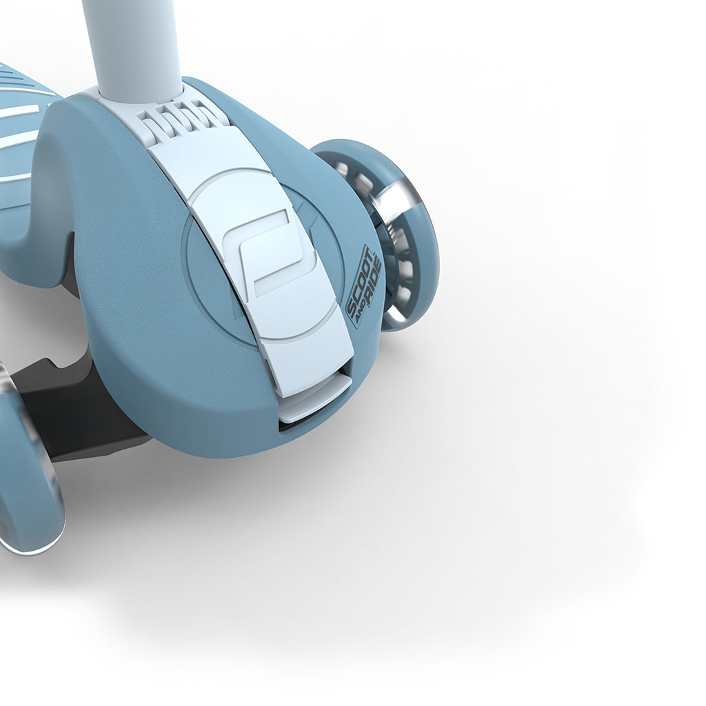 Scoot and Ride Highway Kick 3S, løbehjul - LED Steel