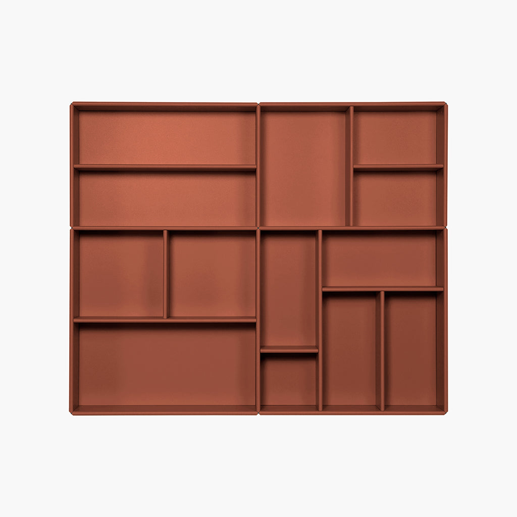 By Aulum Helena vægreol, 117x97 cm - Rusty