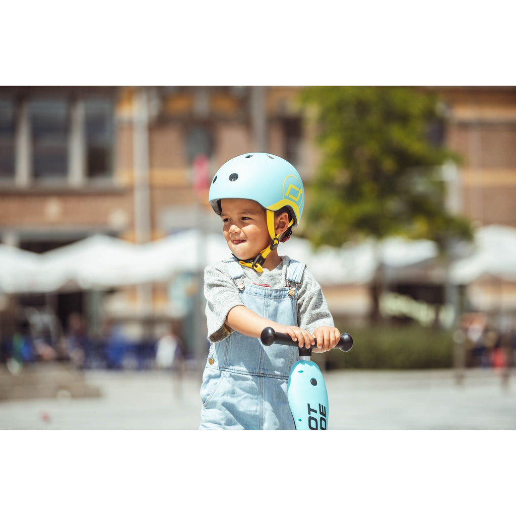 Scoot and Ride cykelhjelm, Blueberry - Flere størrelser