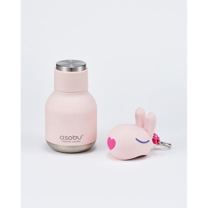Asobu Bestie Mini termo drikkedunk m. nøglering, 200 ml. - Kanin