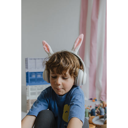 Kidyears Bluetooth høretelefoner m magnetisk dyreøre - Rabbit