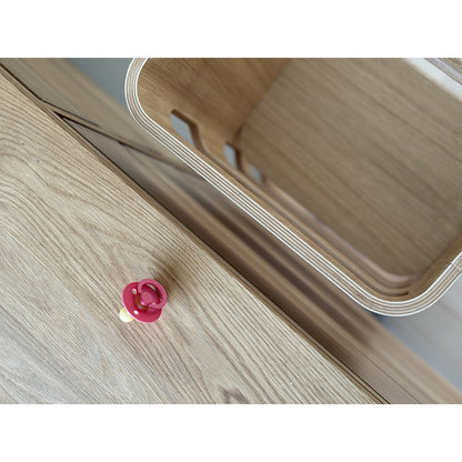 Curve-Lab, Læringstårn, Birk m. overflade af egetræ