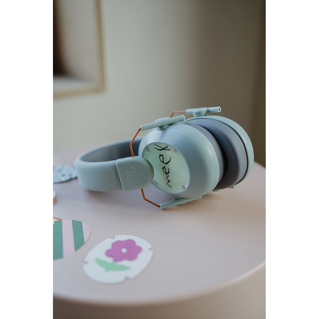 Kidynoise, Støjreducerende høreværn til børn, foldbar - Green