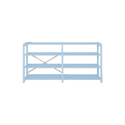 By Aulum Lyngs reol, H: 80 x B: 163 cm - Himalayan Blue