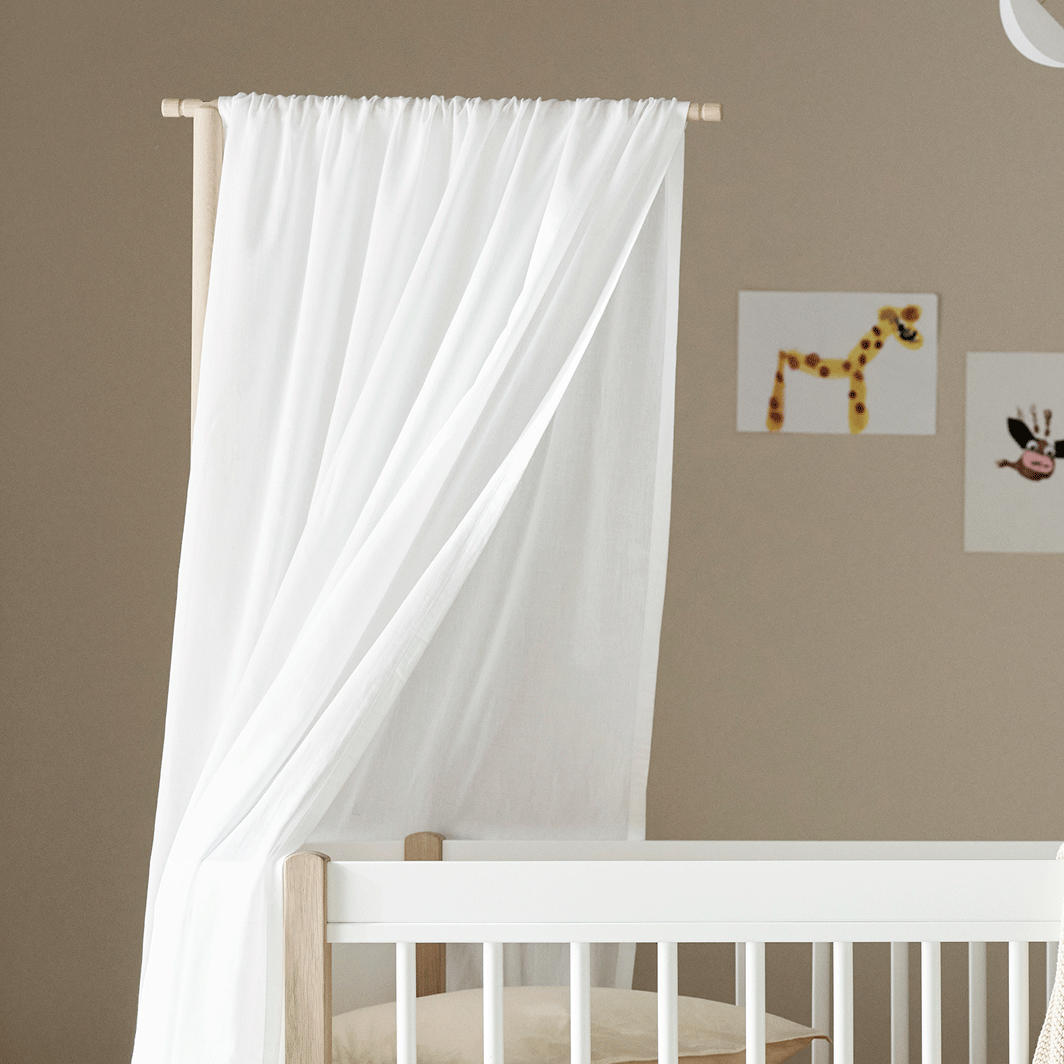 Oliver Furniture Wood Mini+ basic sengehimmel, Hvid