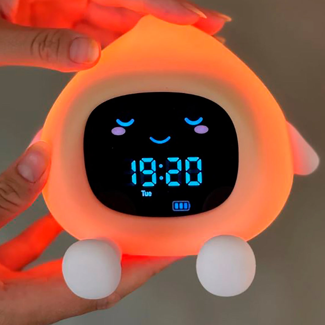 Lumulu søvntræner, natlampe med nat og dag indikation - Beige