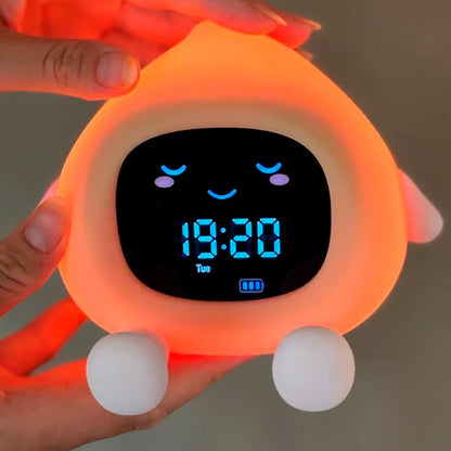 Lumulu søvntræner, natlampe med nat og dag indikation - Beige