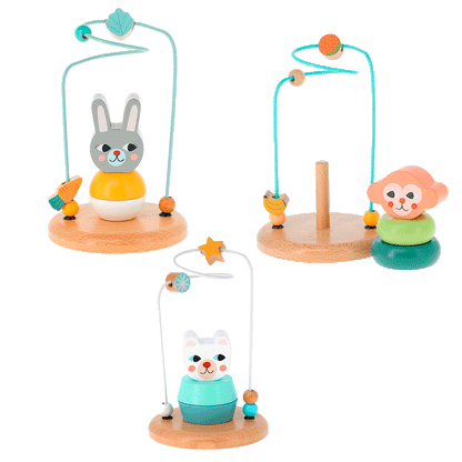 Vilac kuglebane i træ, mini - 3 varianter