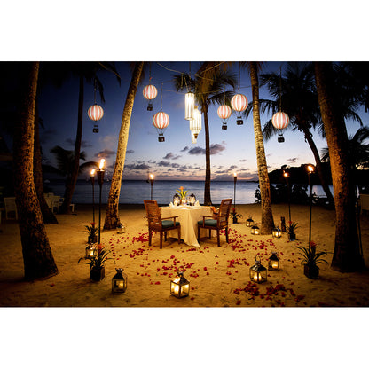 LED Luftballon, Royal Aero blue - 32 cm