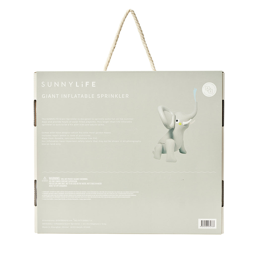 Sunnylife kæmpe oppustelig sprinkler, Eli the Elephant