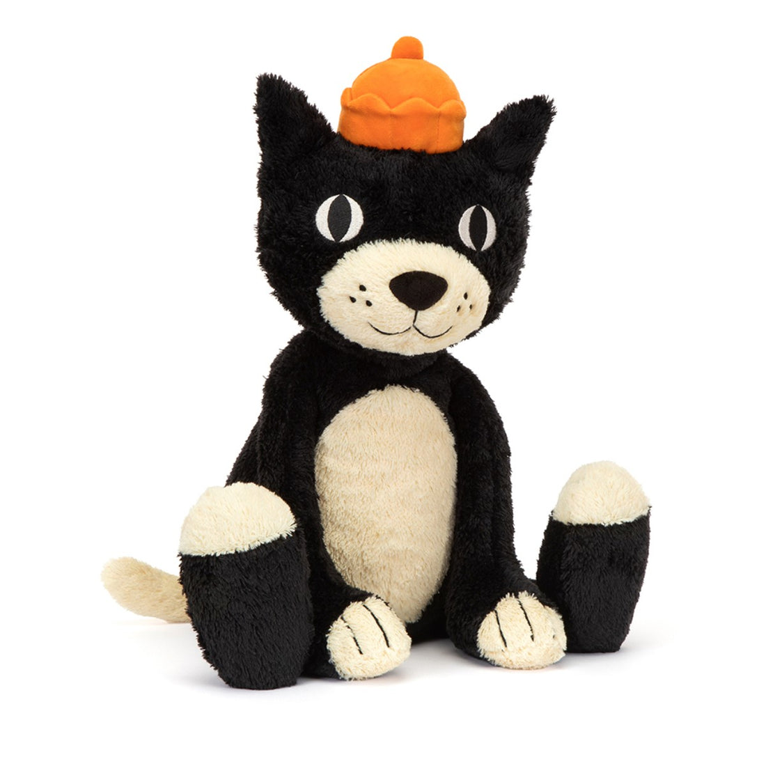 Jellycat bamse, Logo kat, stor - 48 cm