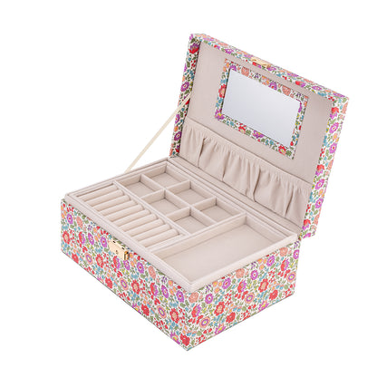 Bon Dep smykkeskrin m. Liberty print, Square - Danjo