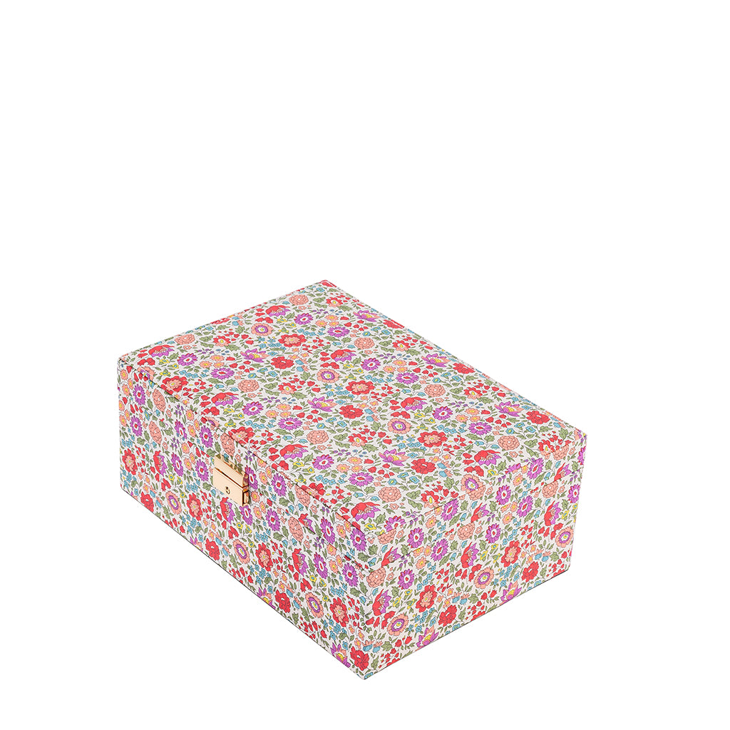 Bon Dep smykkeskrin m. Liberty print, Square - Danjo