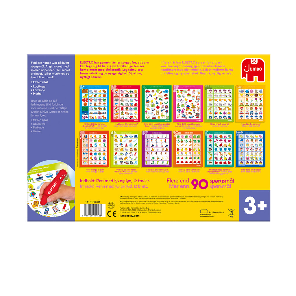 Jumbo Electro Logisk tænkning, leg og lær (Dansk og Norsk)