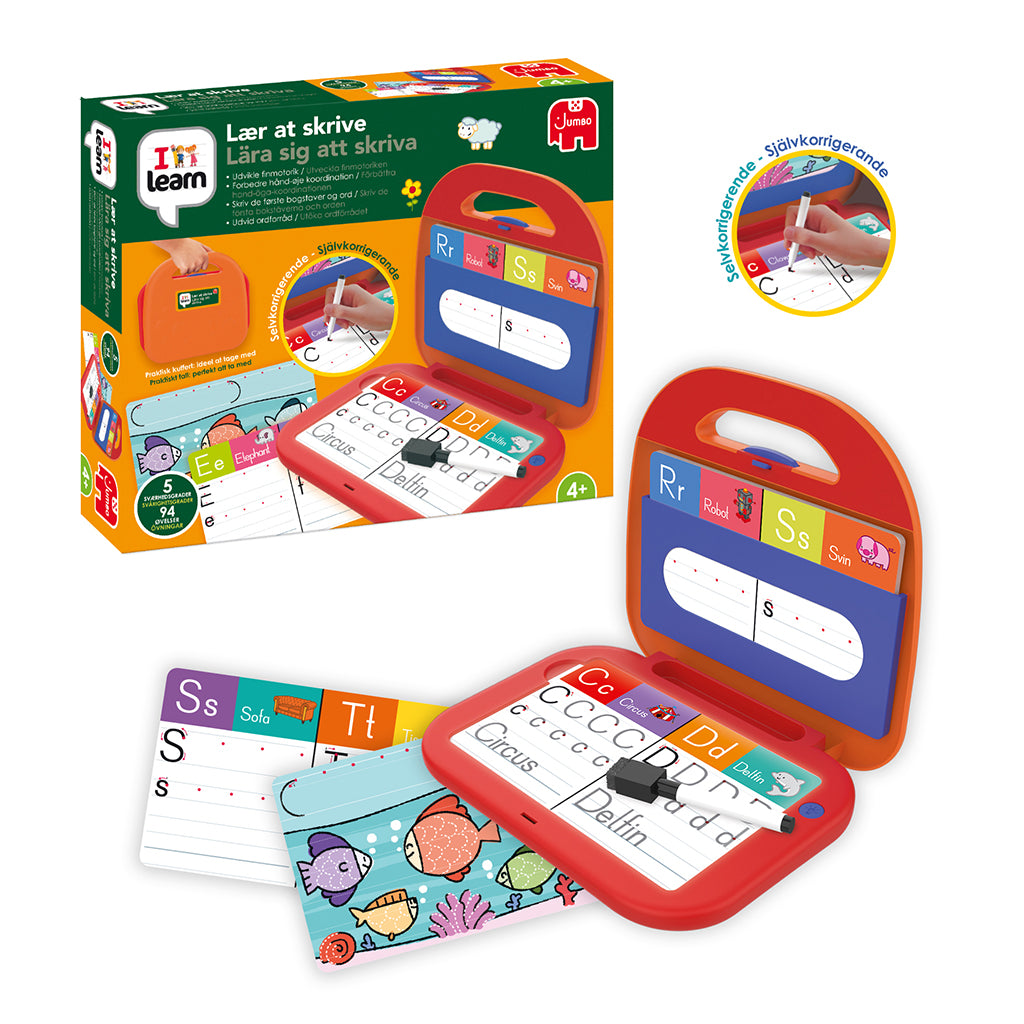 Jumbo - I learn to write, Svensk/dansk version