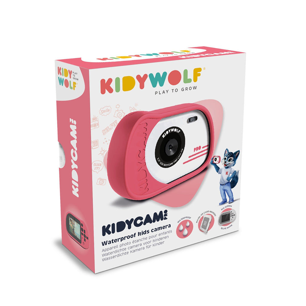 Kidycam-Pro børnekamera, 8 GB, vandtæt - Pink