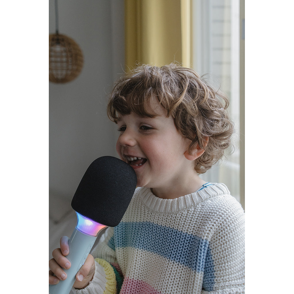 Kidymic Alt-i-én mikrofon til karaoke og musikalske oplevelser, Green