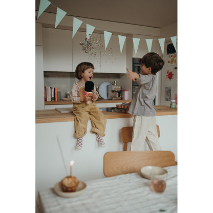 Kidymic Alt-i-én mikrofon til karaoke og musikalske oplevelser, Pink