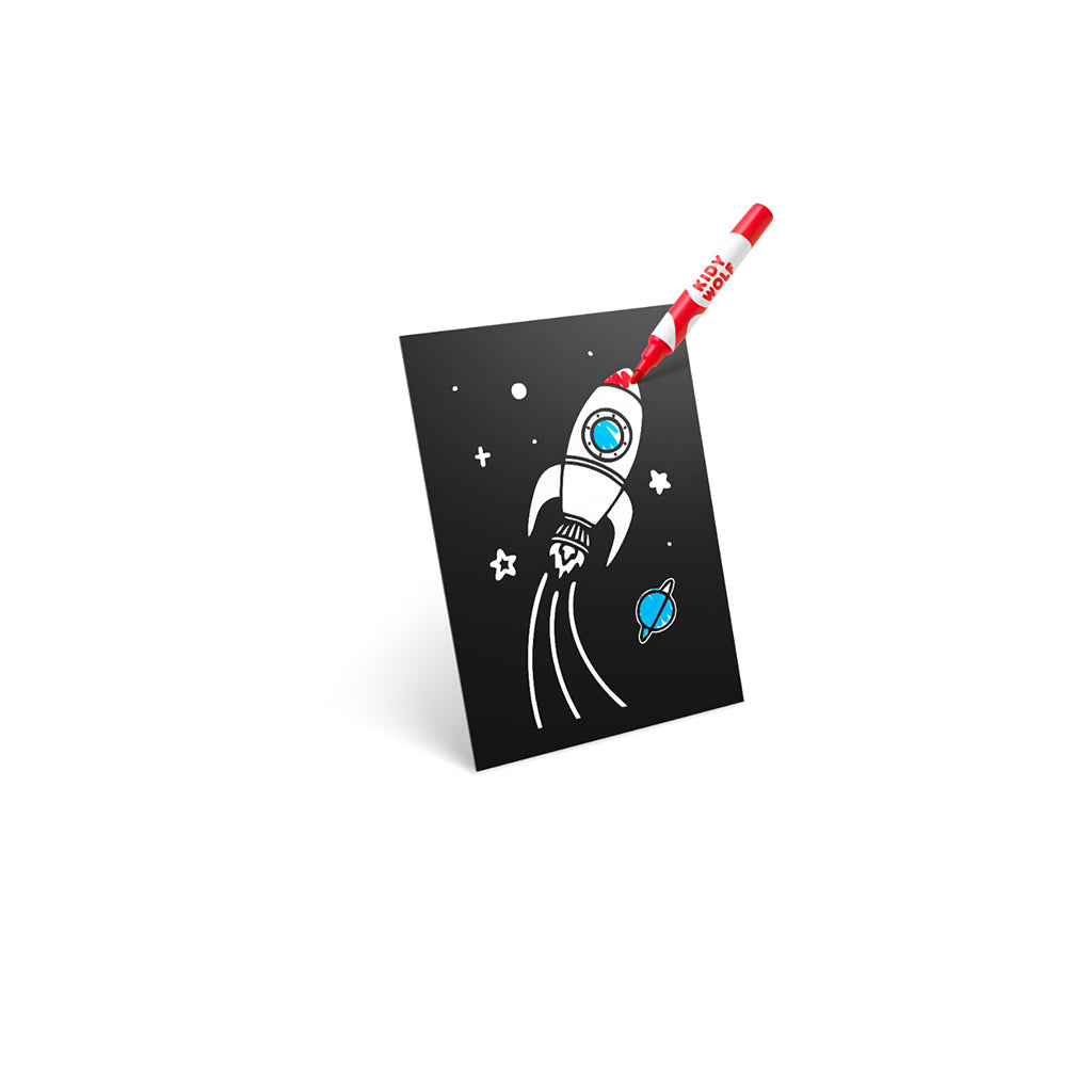 Kidyneon, DIY selvlysende billeder med neontråd, 9 stk - Big pack