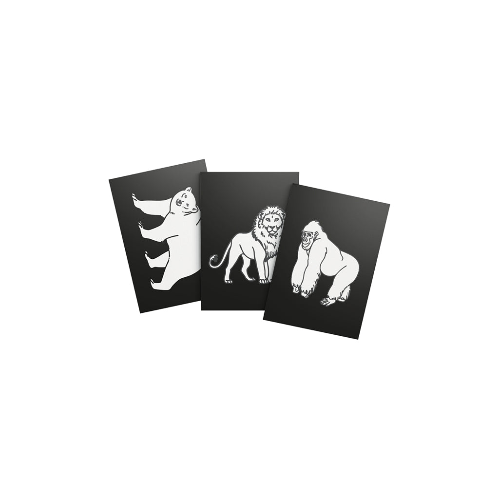 Kidyneon, DIY selvlysende billeder med orange neontråd - Animal