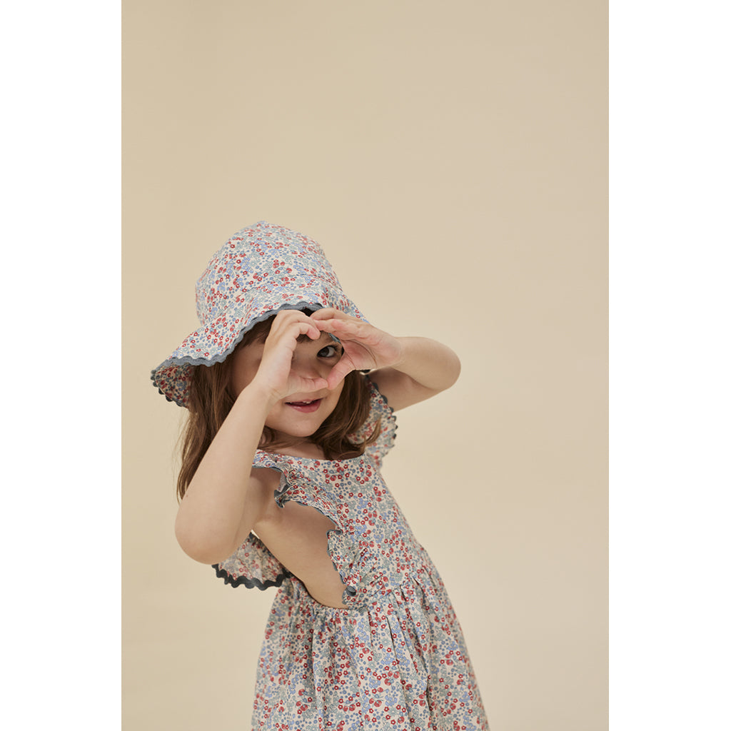 Konges Sløjd Verbena solhat, Bibi Blue - str. 3 mdr.- 4 år