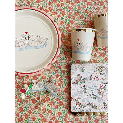 Konges Sløjd papkrus, Swan - 8 stk