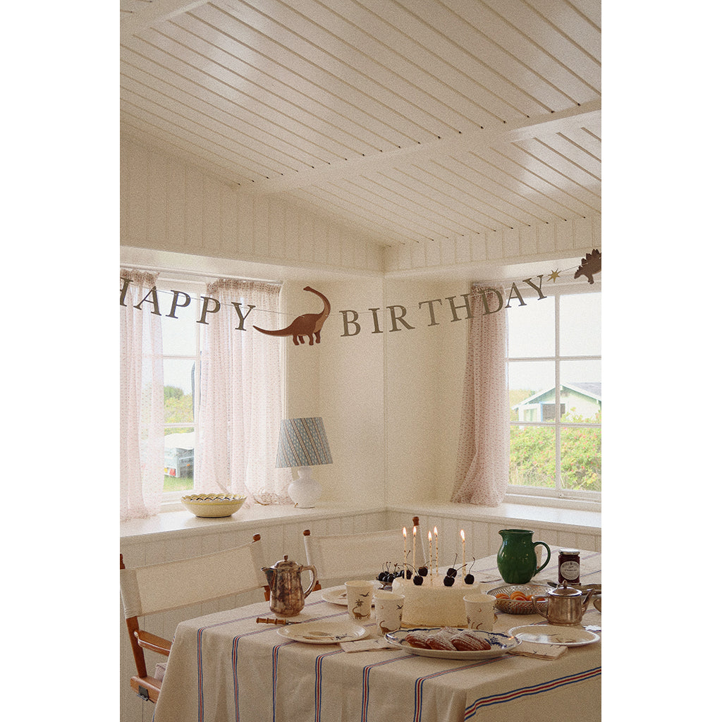 Konges Sløjd Lysestage til lille fødselsdagslys, Dino - Green