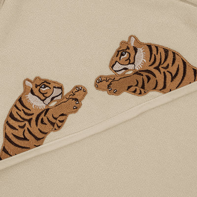 Konges Sløjd Terry håndklæde m. hætte, Tiger