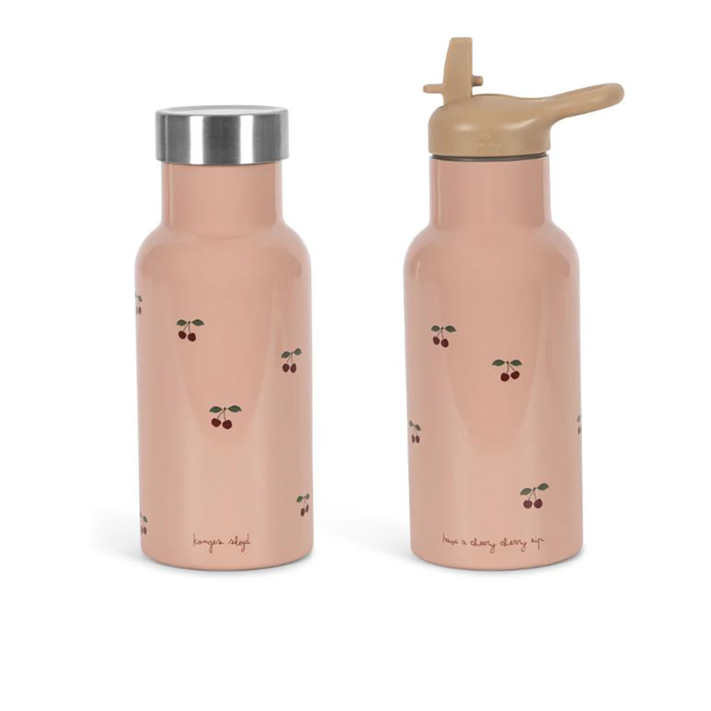 Konges Sløjd Termoflaske, Cherry pink - 1 flaske 2 låg