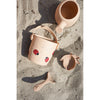 Konges Sløjd Beach set, sandlegetøj i silikone - Ladybug