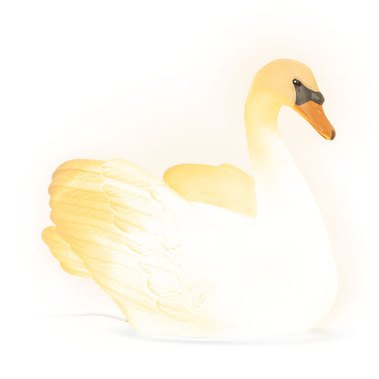 Konges Sløjd silikone LED lampe, Swan - Beige